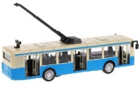 Троллейбус металлический, инерционный, свет, звук от интернет-магазина Континент игрушек